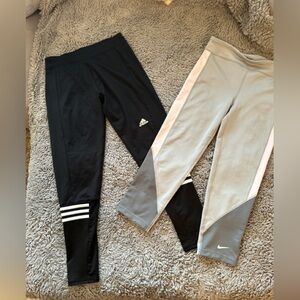Nike & Adidas Girls leggings